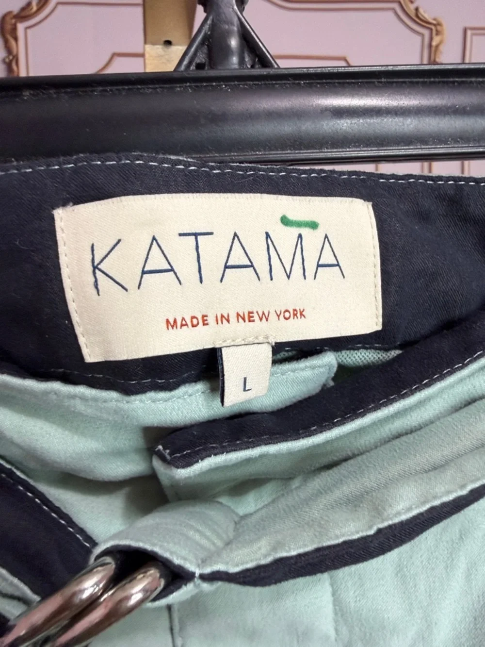 KATAMA LAIRD - CANOE GREEN GREEN W/ GREY TRIM. SIZE L